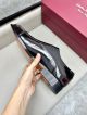 Ferragamo Man Black and red Calfskin Business Leather Shoes 0428117 (8)_th.jpg